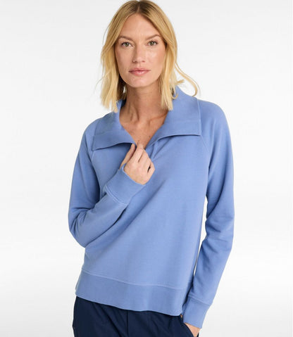 Women's Bean's Cozy Splitneck Pullover Sweatshirt / L.L.Bean