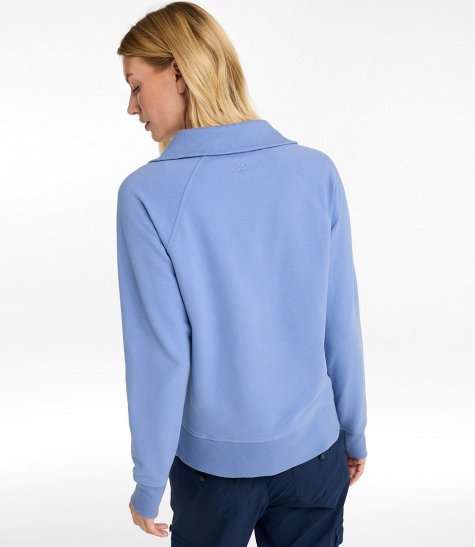 Women's Bean's Cozy Splitneck Pullover Sweatshirt / L.L.Bean