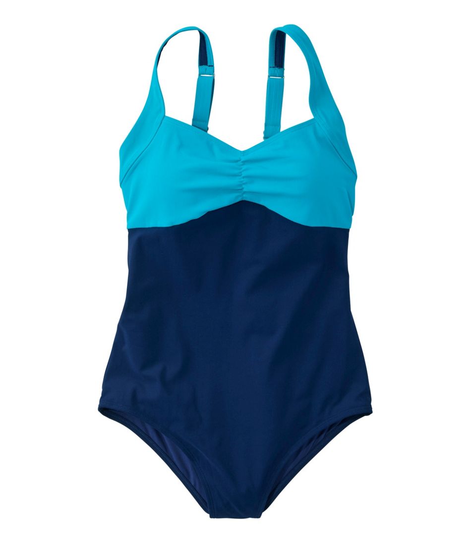 Women's Shaping Sweetheart Tanksuit, Colorblock / L.L.Bean