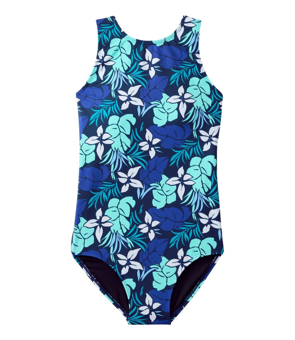 Women's BeanSport Highneck Tanksuit, Print / L.L.Bean