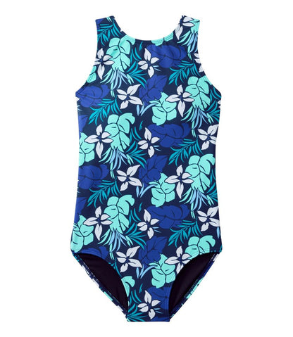 Women's BeanSport Highneck Tanksuit, Print / L.L.Bean