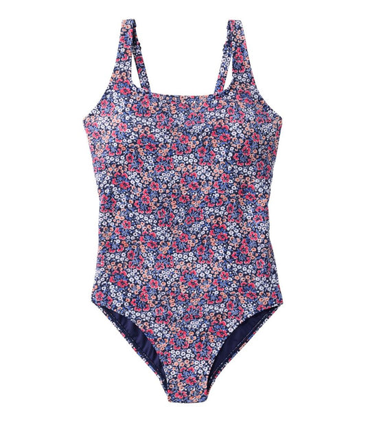 Women's Coastal Essential Scoop Tanksuit, Print / L.L.Bean