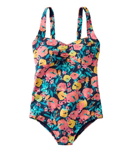 Women's Shaping Swimwear, Sweetheart Tanksuit Print / L.L.Bean