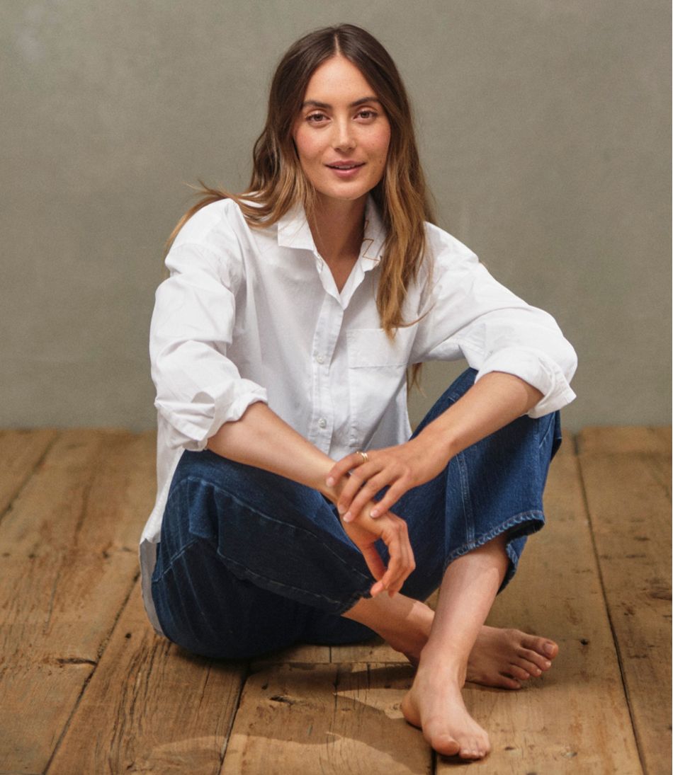 Women's Signature Premium Essential Poplin Shirt, Long-Sleeve / L.L.Bean