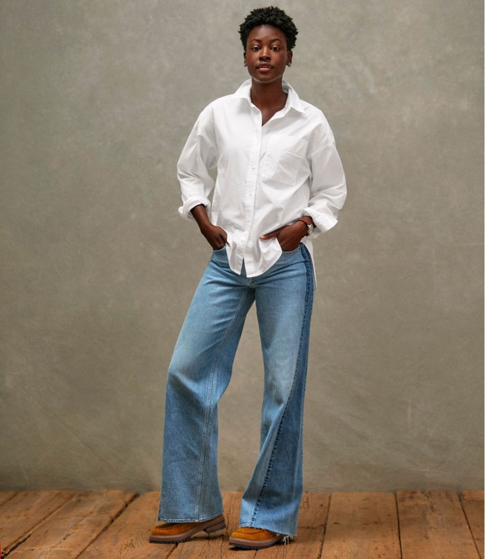 Women's Signature Premium Essential Poplin Shirt, Long-Sleeve / L.L.Bean
