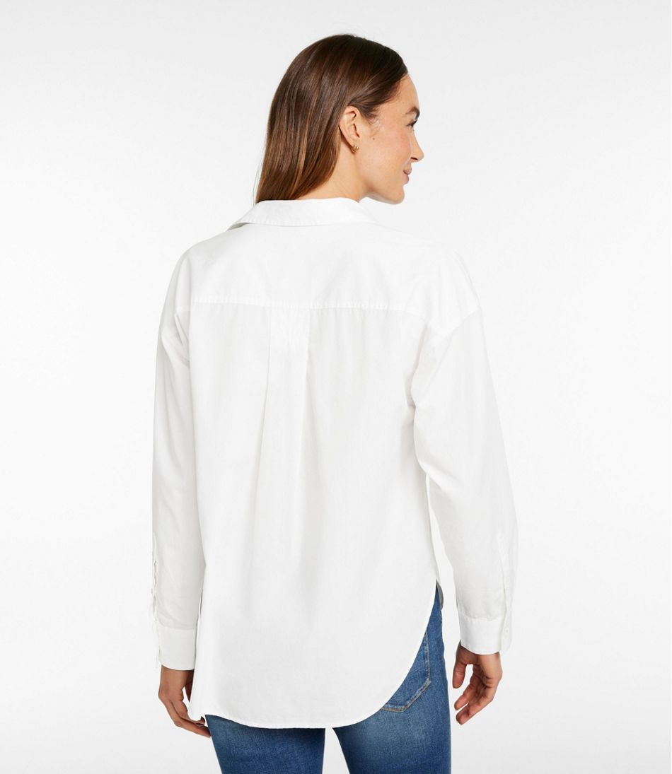 Women's Signature Premium Essential Poplin Shirt, Long-Sleeve / L.L.Bean
