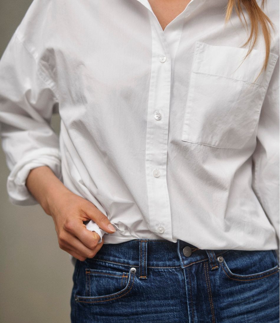 Women's Signature Premium Essential Poplin Shirt, Long-Sleeve / L.L.Bean