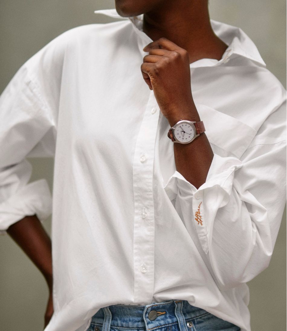 Women's Signature Premium Essential Poplin Shirt, Long-Sleeve / L.L.Bean