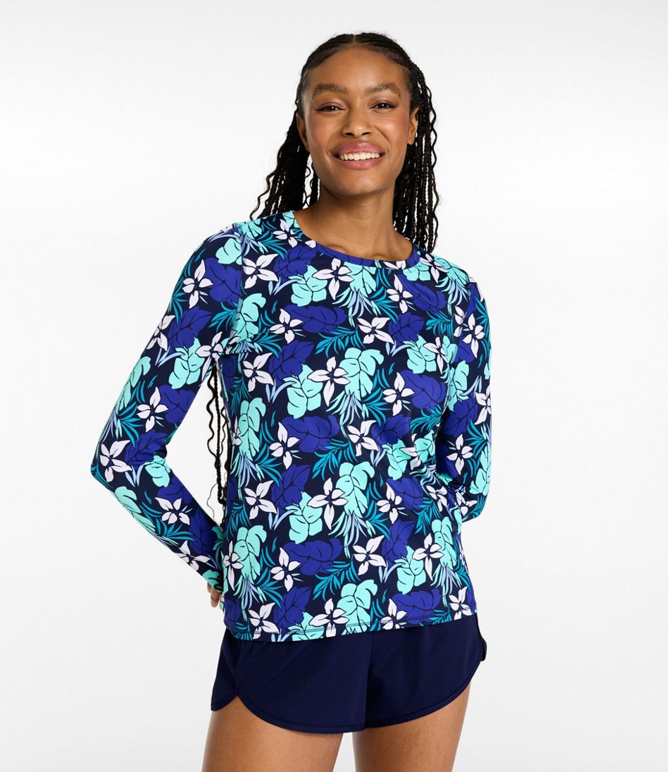 Women's SunSmart UPF 50+ SunShirt, Long-Sleeve Print / L.L.Bean