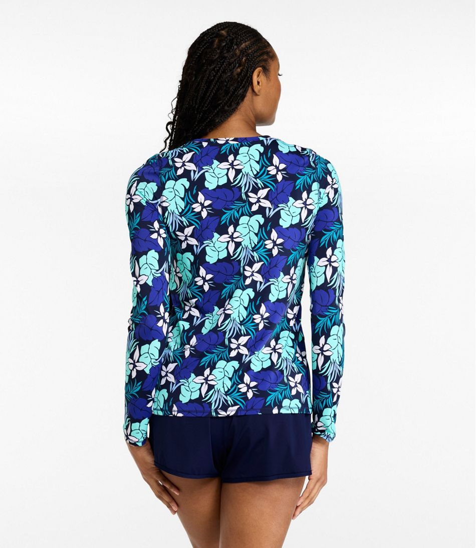 Women's SunSmart UPF 50+ SunShirt, Long-Sleeve Print / L.L.Bean