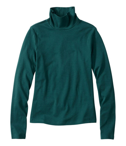 Women's Signature Lightweight Cotton Turtleneck / L.L.Bean