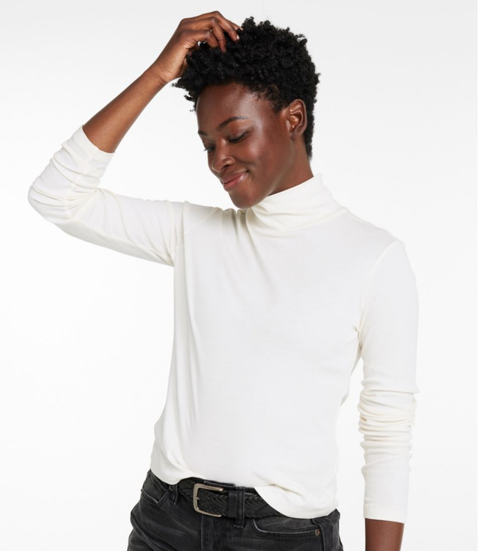 Women's Signature Lightweight Cotton Turtleneck / L.L.Bean