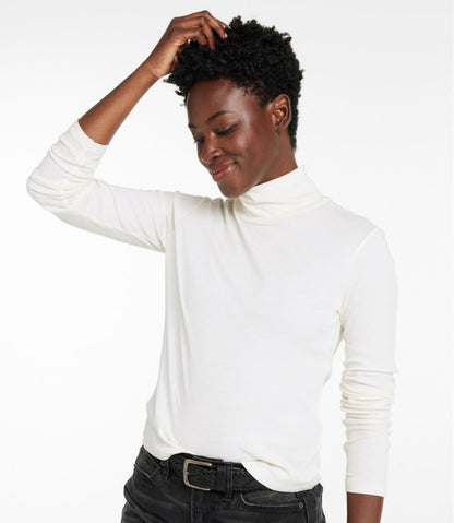 Women's Signature Lightweight Cotton Turtleneck / L.L.Bean