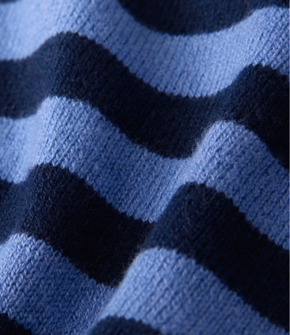 Women's Cotton/Cashmere Knit Triangle Scarf, Striped / L.L.Bean