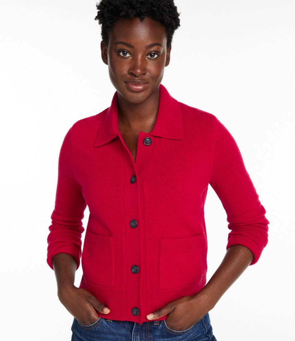 Women's Signature Camp Merino Wool Sweater, Cardigan / L.L.Bean