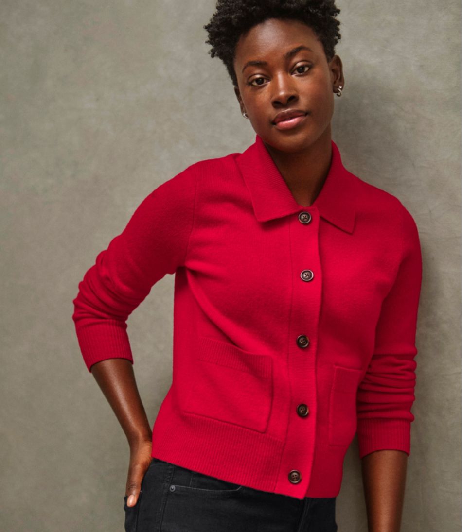 Women's Signature Camp Merino Wool Sweater, Cardigan / L.L.Bean