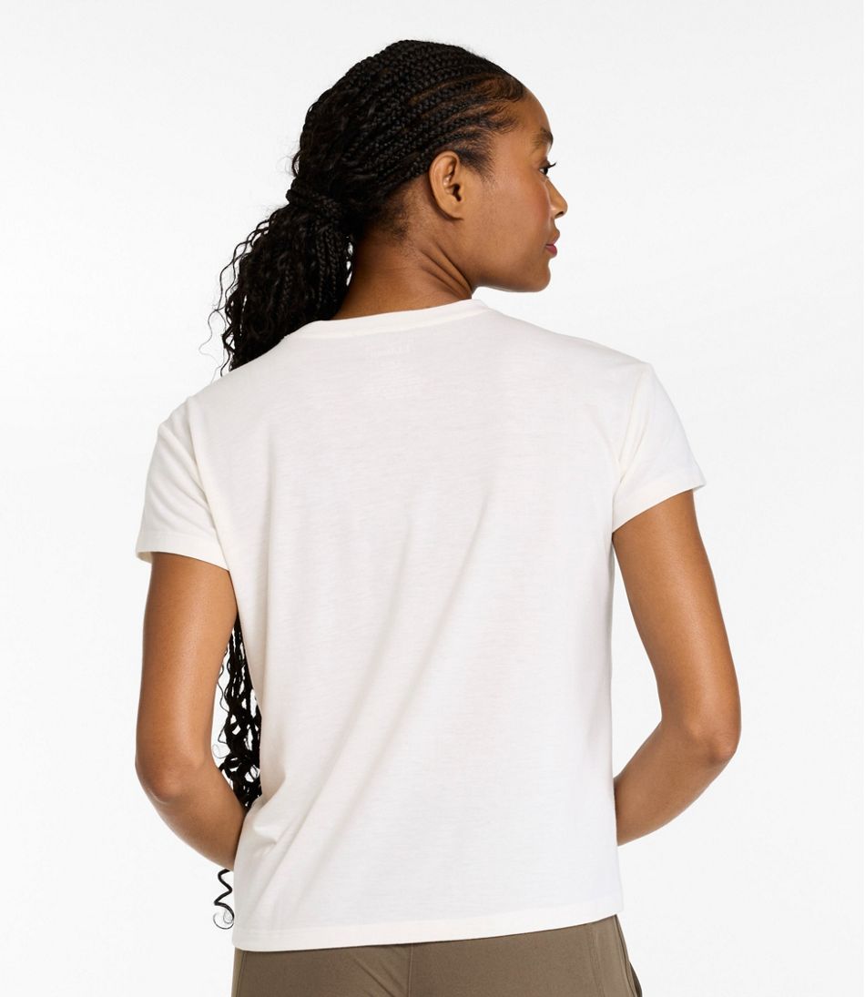 Women's Mountainside Crewneck Tee, Short-Sleeve / L.L.Bean