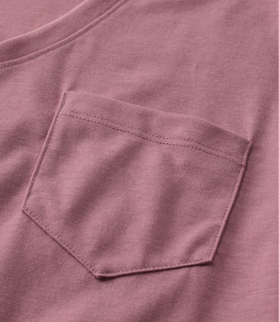 Women's Mountainside V-Neck Pocket Tee, Short Sleeve / L.L.Bean