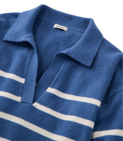 Women's Classic Cashmere Sweater, Relaxed Polo / L.L.Bean