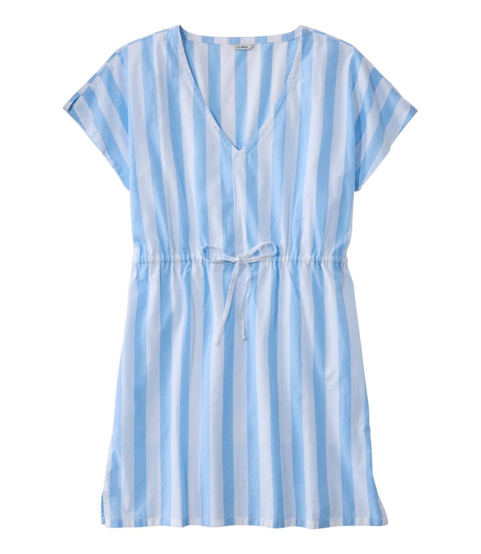 Women's Coastal Cotton Cover-Up Caftan, Print / L.L.Bean