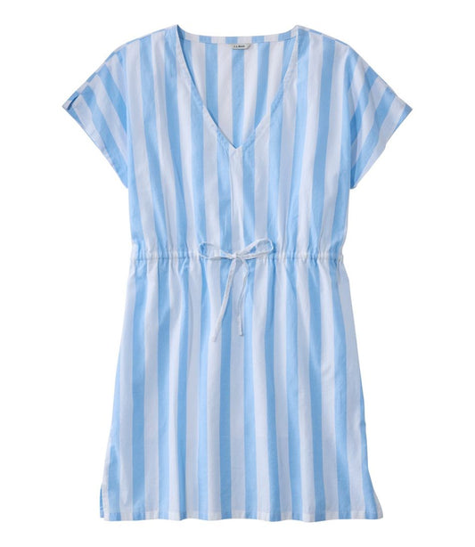 Women's Coastal Cotton Cover-Up Caftan, Print / L.L.Bean