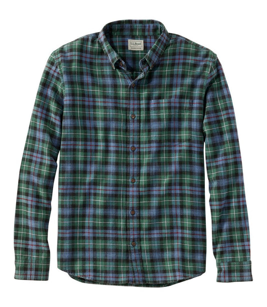 Men's Sunwashed Twill Shirt, Slightly Fitted Untucked Fit / L.L.Bean