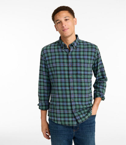 Men's Sunwashed Twill Shirt, Slightly Fitted Untucked Fit / L.L.Bean