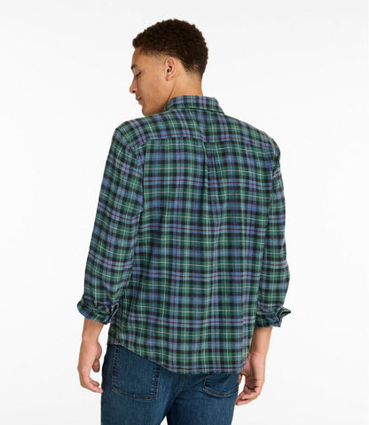 Men's Sunwashed Twill Shirt, Slightly Fitted Untucked Fit / L.L.Bean
