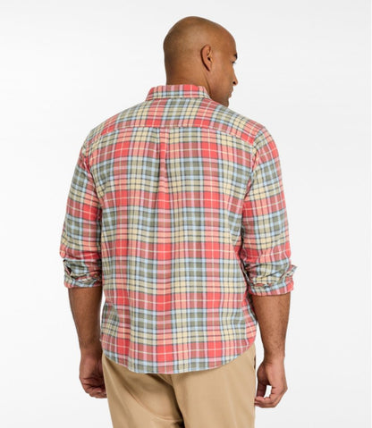 Men's Sunwashed Twill Shirt, Slightly Fitted Untucked Fit / L.L.Bean