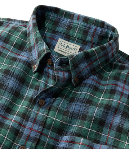 Men's Sunwashed Twill Shirt, Slightly Fitted Untucked Fit / L.L.Bean