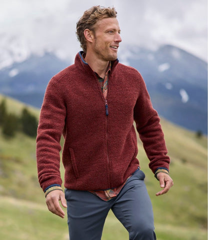 Men's All Season Wool Fleece Full-Zip Sweater / L.L.Bean