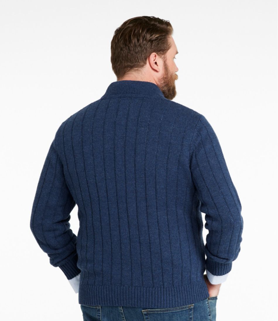 Men's Riverton Wool/Cotton Sweater, Mockneck / L.L.Bean