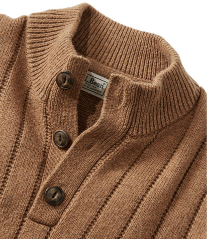 Men's Riverton Wool/Cotton Sweater, Mockneck / L.L.Bean