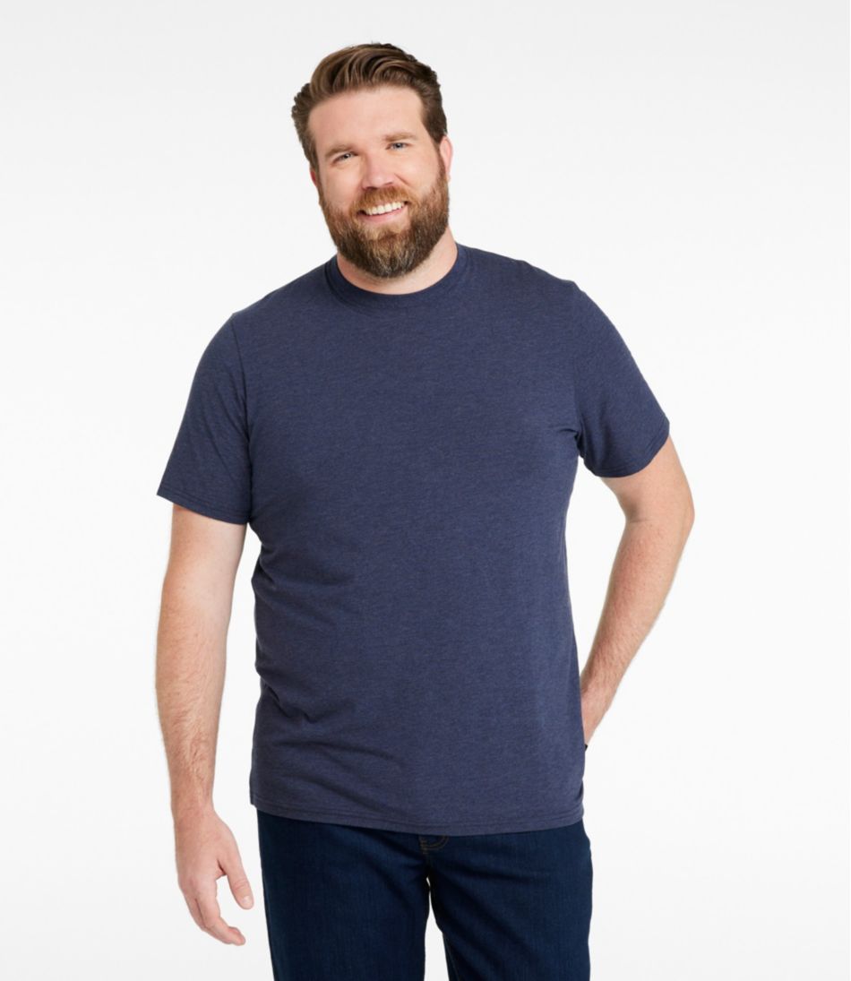 Men's Comfort Stretch Performance® Pima Tee, Short-Sleeve Without Pocket / L.L.Bean