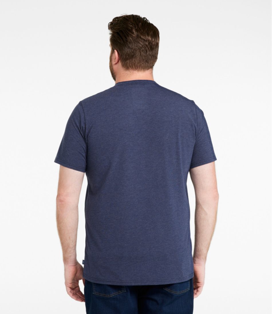 Men's Comfort Stretch Performance® Pima Tee, Short-Sleeve Without Pocket / L.L.Bean