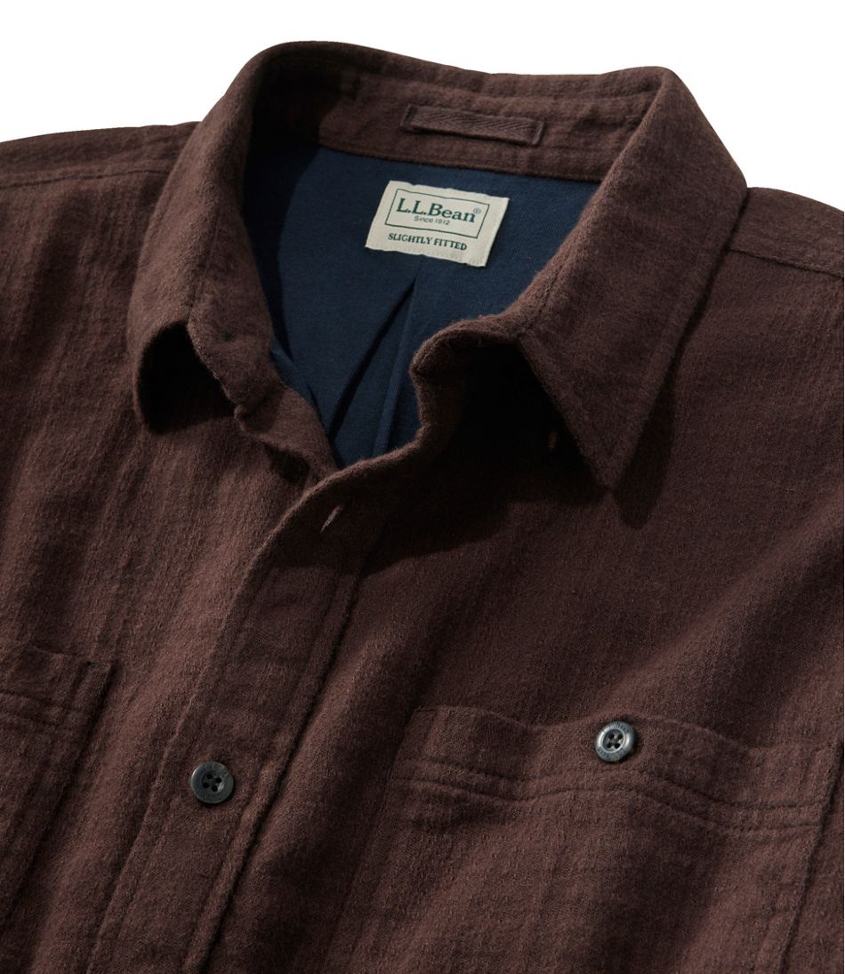 Men's 1912 Field Flannel Shirt, Lined, Slightly Fitted Untucked Fit / L.L.Bean