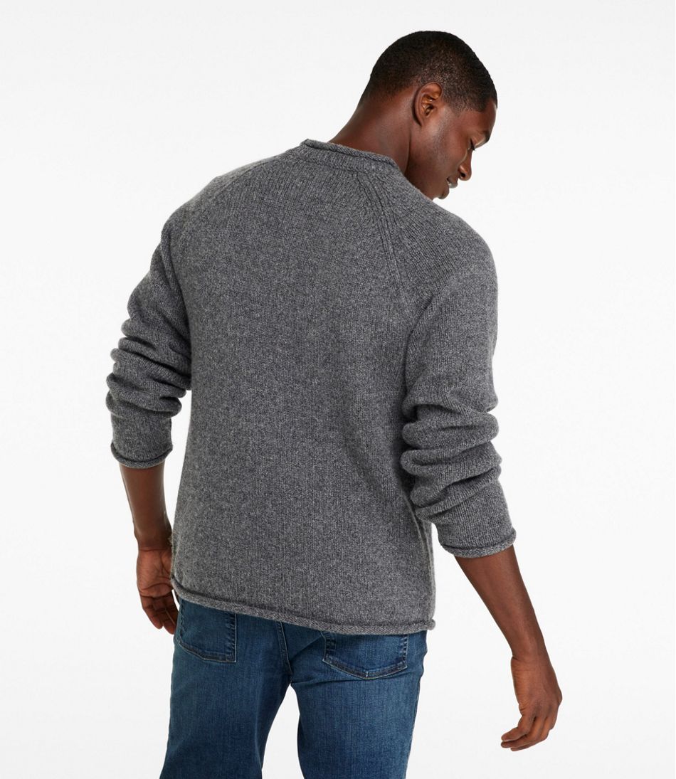 Men's Bean's Classic Ragg Wool Sweater, Rollneck / L.L.Bean