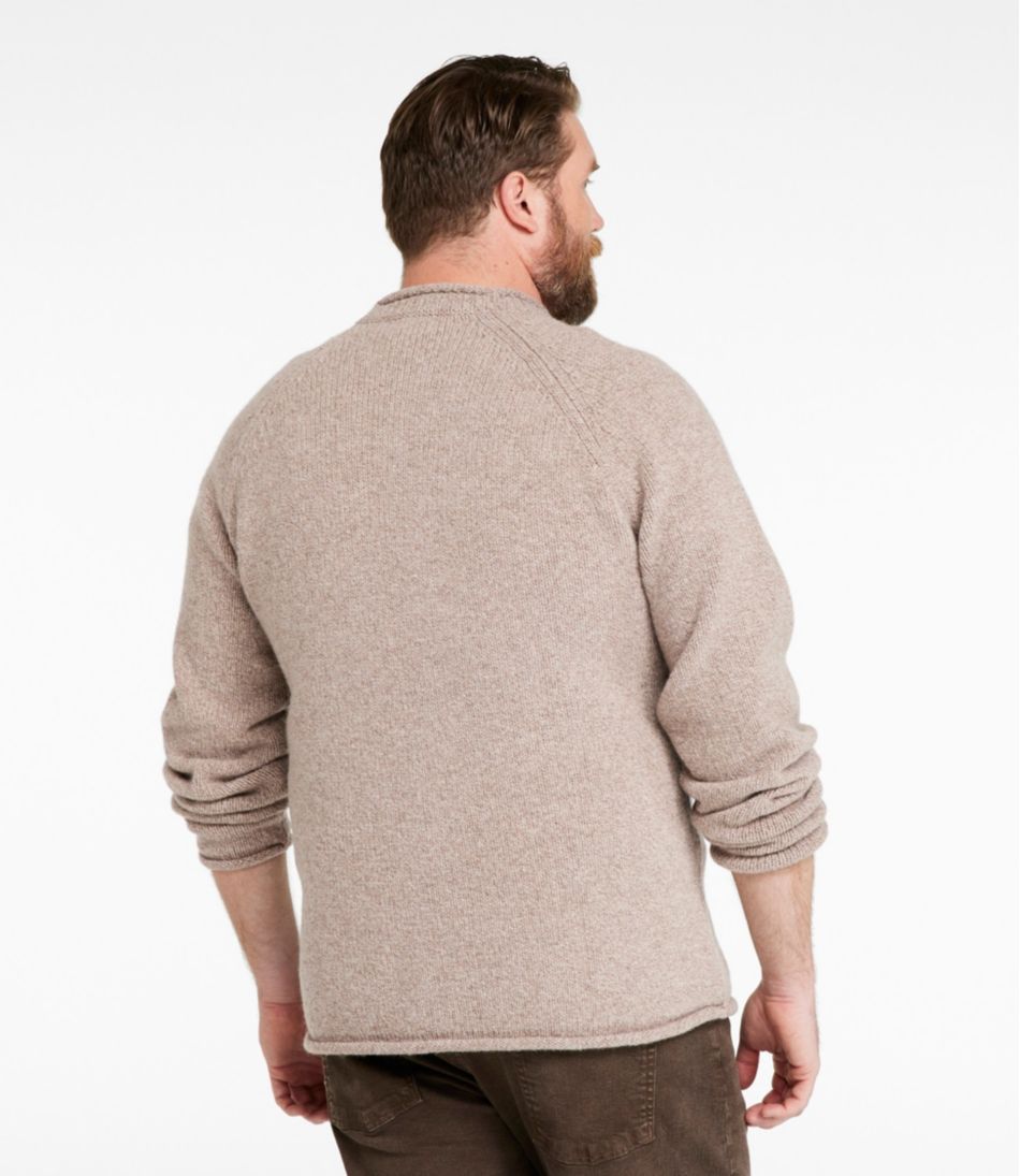 Men's Bean's Classic Ragg Wool Sweater, Rollneck / L.L.Bean