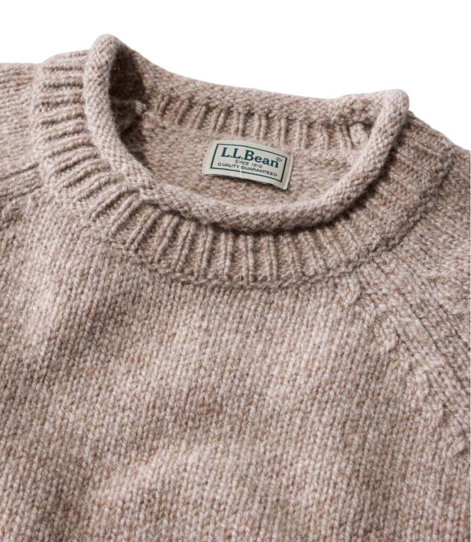 Men's Bean's Classic Ragg Wool Sweater, Rollneck / L.L.Bean