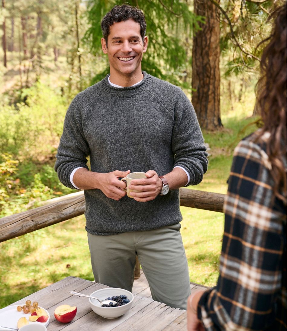 Men's Bean's Classic Ragg Wool Sweater, Rollneck / L.L.Bean
