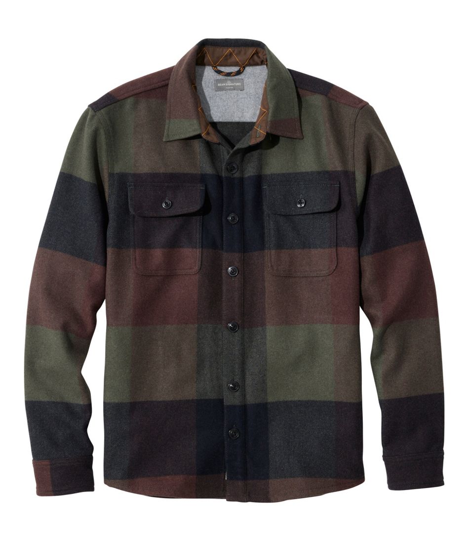 Men's Signature Wool Workshirt, Plaid / L.L.Bean