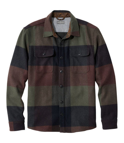 Men's Signature Wool Workshirt, Plaid / L.L.Bean