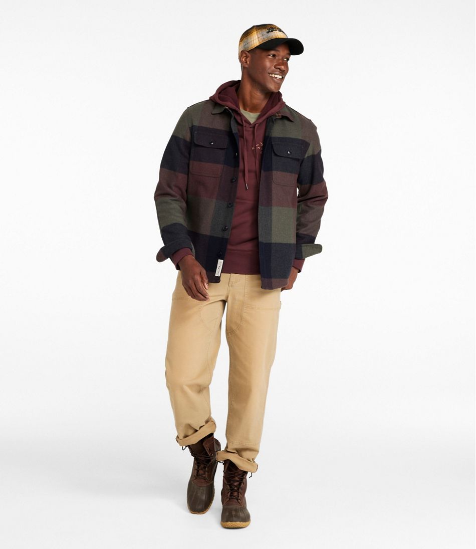 Men's Signature Wool Workshirt, Plaid / L.L.Bean