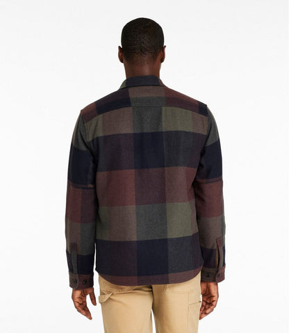 Men's Signature Wool Workshirt, Plaid / L.L.Bean