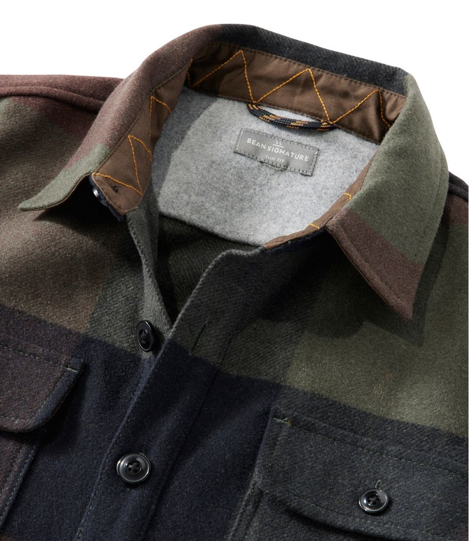 Men's Signature Wool Workshirt, Plaid / L.L.Bean