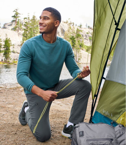 Men's Mountainside Micro Waffle Crew / L.L.Bean