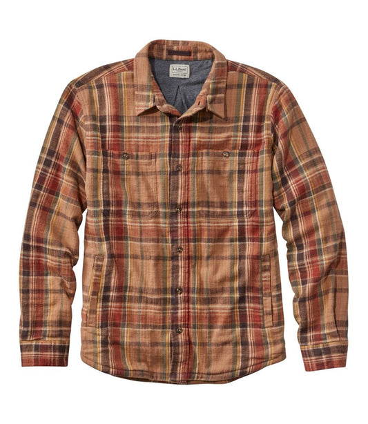 Men's 1912 Field Flannel Shirt, Lined, Slightly Fitted Untucked Fit, Plaid / L.L.Bean