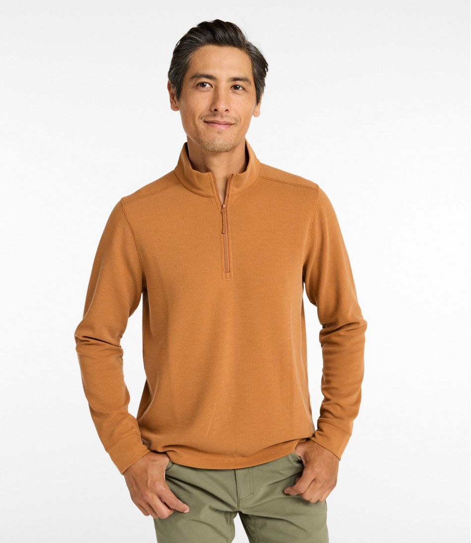 Men's Mountainside Micro Waffle, 1/4 Zip / L.L.Bean
