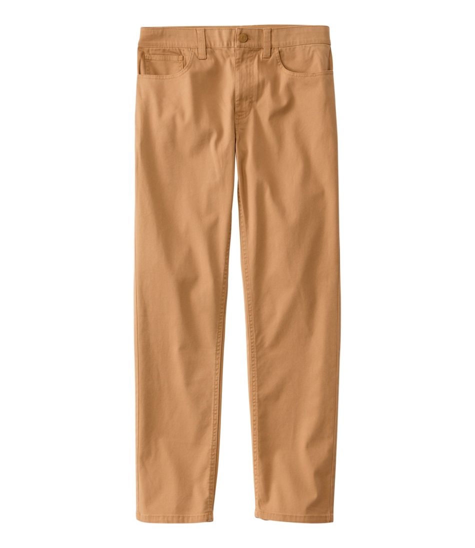 Men's BeanFlex® Performance Canvas Pants, Five-Pocket, Standard Fit, Straight Leg / L.L.Bean