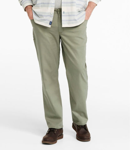 Men's BeanFlex® Performance Canvas Pants, Five-Pocket, Standard Fit, Straight Leg / L.L.Bean